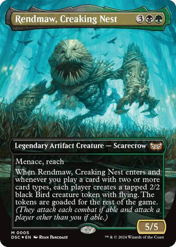 Rendmaw, Creaking Nest (Borderless) (Commander: Duskmourn: House of Horror) Near Mint Foil