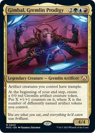 Gimbal, Gremlin Prodigy (Commander: March of the Machine) Near Mint