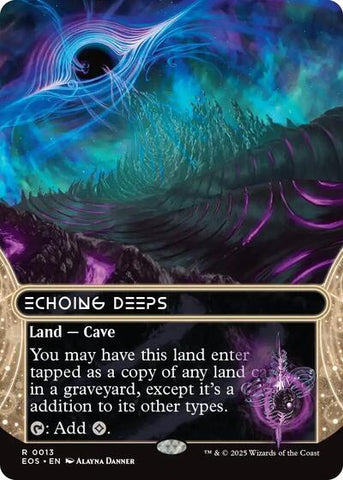 Echoing Deeps (0013) (Borderless) (Stellar Sights) Near Mint
