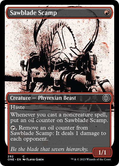 Sawblade Scamp (Showcase) (Phyrexia: All Will Be One) Near Mint