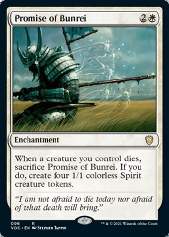 Promise of Bunrei (Commander 2021 Crimson Vow) Near Mint