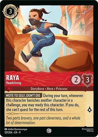 Raya - Headstrong (Fabled) Near Mint Cold Foil