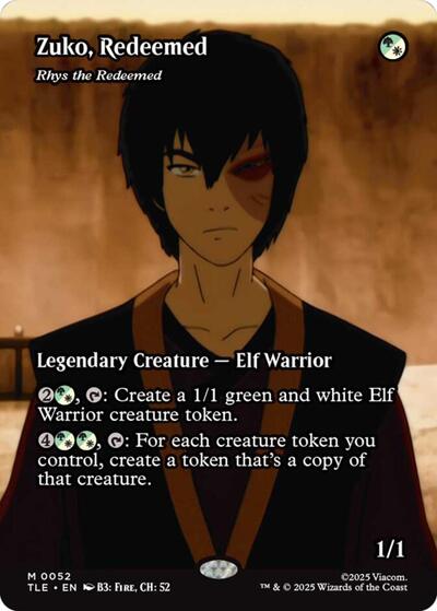 Zuko, Redeemed - Rhys the Redeemed (Borderless) (Avatar: The Last Airbender: Eternal-Legal) Near Mint Foil