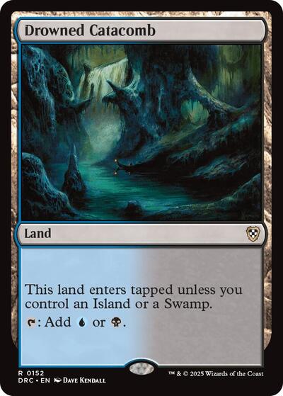 Drowned Catacomb (Commander: Aetherdrift) Near Mint