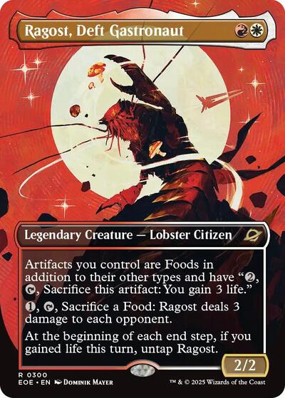 Ragost, Deft Gastronaut (Borderless) (Edge of Eternities) Near Mint