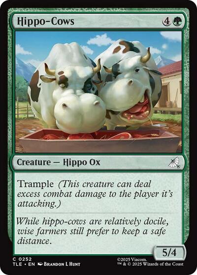 Hippo-Cows (Avatar: The Last Airbender: Eternal-Legal) Near Mint Foil