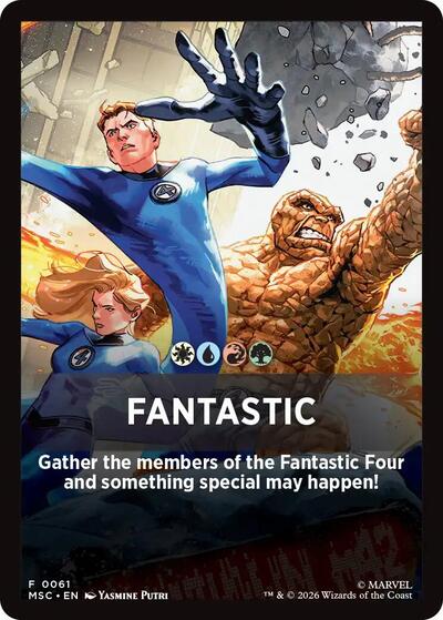 Fantastic Theme Card (Commander: Marvel Super Heroes) Near Mint