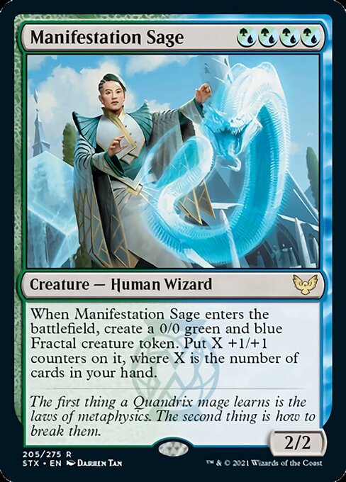 Manifestation Sage (Strixhaven) Near Mint Foil