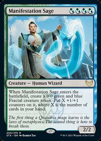 Manifestation Sage (Strixhaven) Near Mint Foil