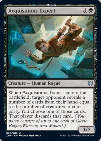 Acquisitions Expert (Zendikar Rising) Near Mint Foil