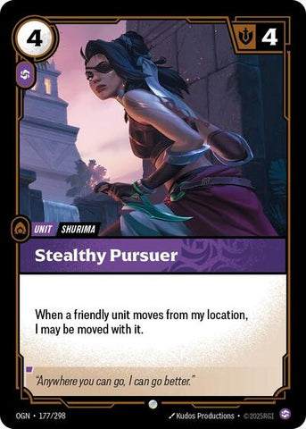 Stealthy Pursuer (Origins) Near Mint Foil
