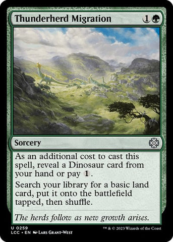 Thunderherd Migration (Commander: The Lost Caverns of Ixalan) Near Mint