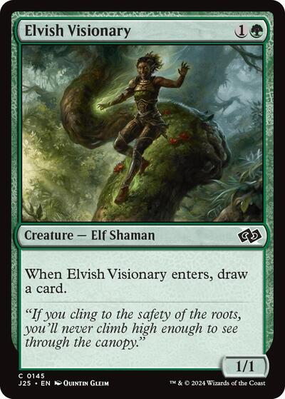Elvish Visionary (Foundations Jumpstart) Near Mint