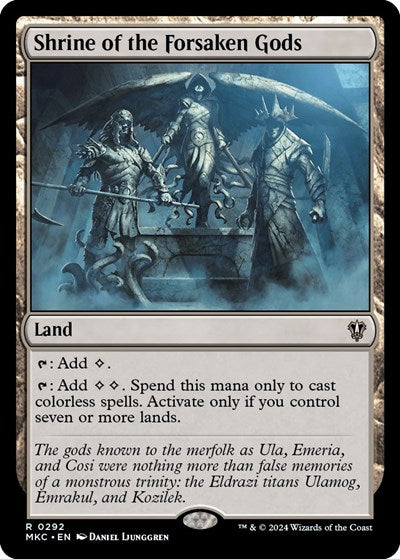 Shrine of the Forsaken Gods (Commander: Murders at Karlov Manor) Near Mint