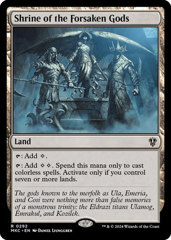 Shrine of the Forsaken Gods (Commander: Murders at Karlov Manor) Near Mint