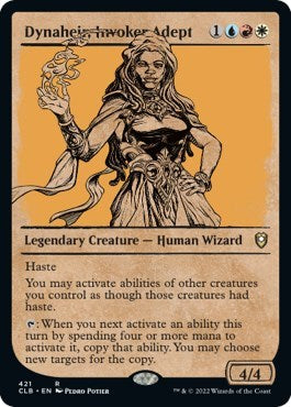 Dynaheir, Invoker Adept (Showcase) (Commander Legends: Battle for Baldur's Gate) Light Play Foil
