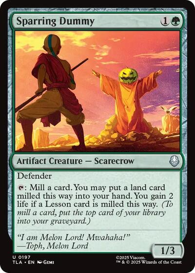 Sparring Dummy (Avatar: The Last Airbender) Near Mint Foil