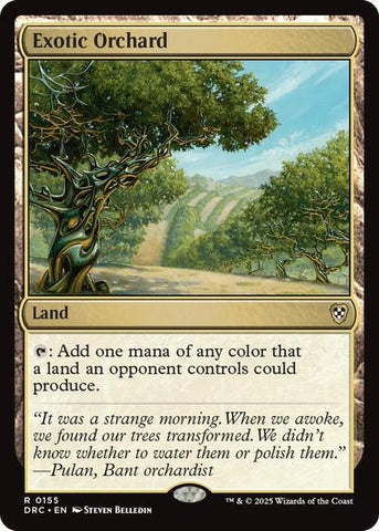 Exotic Orchard (Commander: Aetherdrift) Near Mint