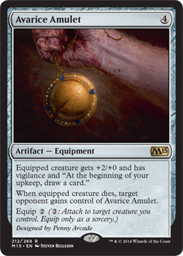 Avarice Amulet (Magic 2015 Core Set) Medium Play Foil