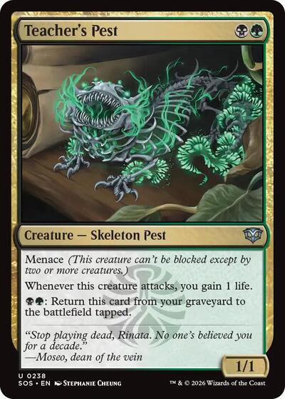 Teacher's Pest (Secrets of Strixhaven) Near Mint Foil