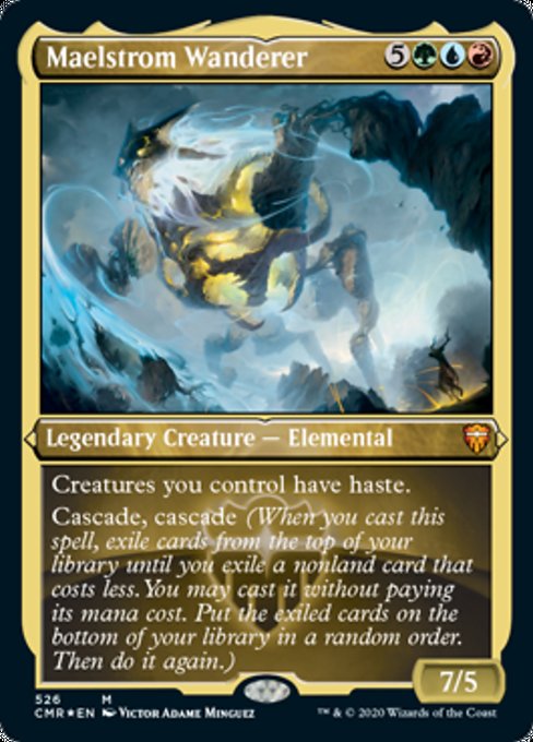 Maelstrom Wanderer (Foil Etched) (Commander Legends) Near Mint Foil