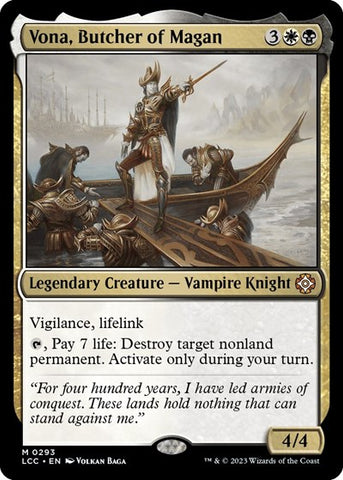 Vona, Butcher of Magan (Commander: The Lost Caverns of Ixalan) Near Mint