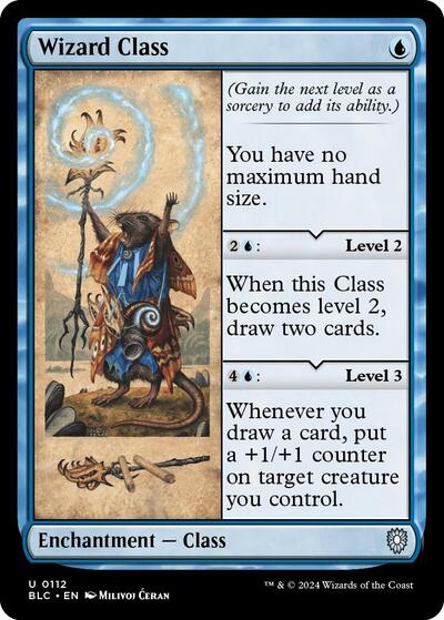Wizard Class (Commander: Bloomburrow) Near Mint