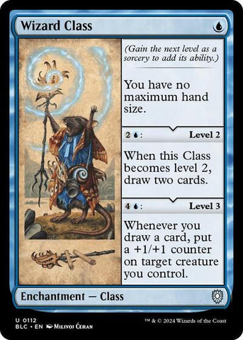 Wizard Class (Commander: Bloomburrow) Near Mint