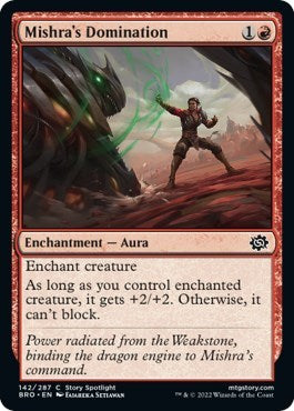 Mishra's Domination (The Brothers' War) Near Mint Foil