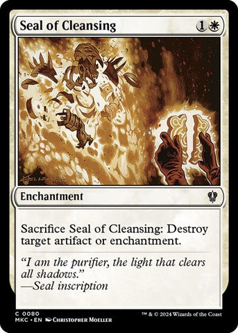 Seal of Cleansing (Commander: Murders at Karlov Manor) Near Mint