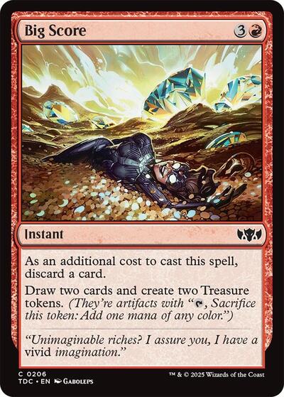 Big Score (Commander: Tarkir: Dragonstorm) Near Mint
