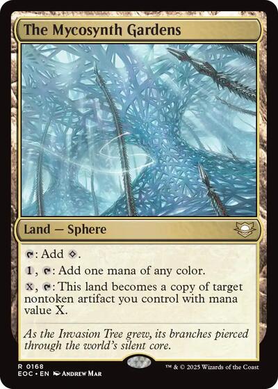 The Mycosynth Gardens (Commander: Edge of Eternities) Near Mint