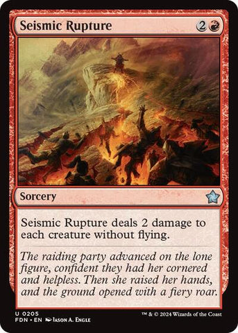 Seismic Rupture (Foundations) Near Mint Foil