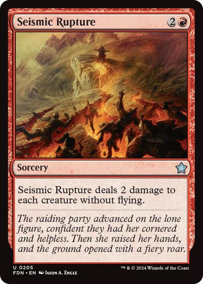 Seismic Rupture (Foundations) Light Play Foil