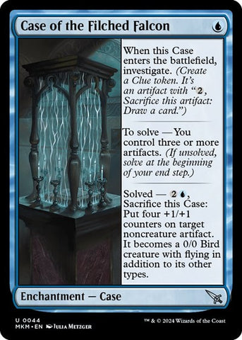 Case of the Filched Falcon (Murders at Karlov Manor) Near Mint Foil