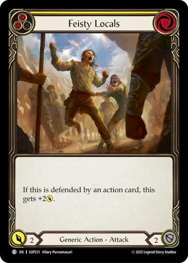 Feisty Locals (Yellow) (Super Slam) Near Mint