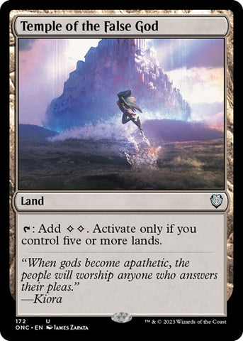 Temple of the False God (Commander: Phyrexia: All Will Be One) Near Mint