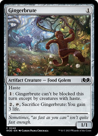 Gingerbrute (Wilds of Eldraine) Light Play Foil