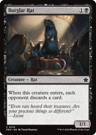 Burglar Rat (Foundations) Near Mint Foil