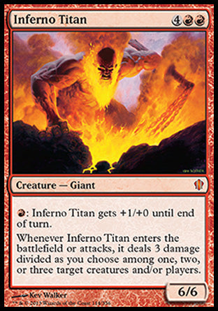 Inferno Titan (Commander 2013 Edition) Medium Play