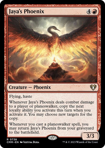 Jaya's Phoenix (Commander Masters) Near Mint