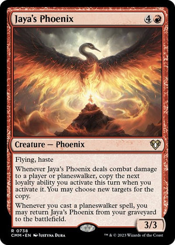 Jaya's Phoenix (Commander Masters) Near Mint