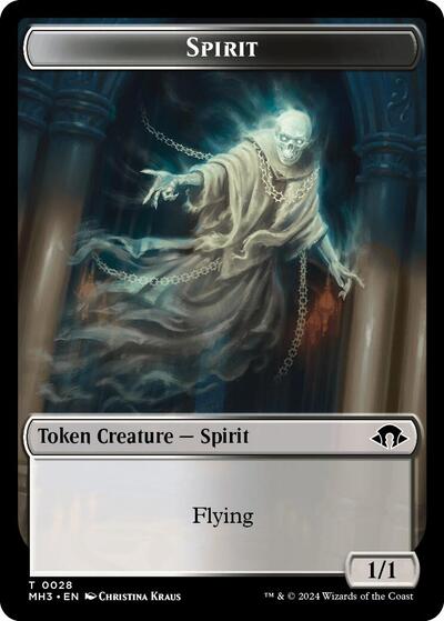 Spirit Token (0028) (Modern Horizons 3) Near Mint