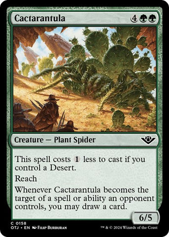 Cactarantula (Outlaws of Thunder Junction) Near Mint Foil