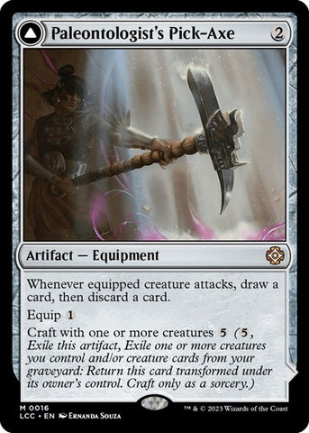 Paleontologist's Pick-Axe (Commander: The Lost Caverns of Ixalan) Near Mint Foil