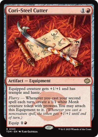 Cori-Steel Cutter (Tarkir: Dragonstorm) Near Mint Foil
