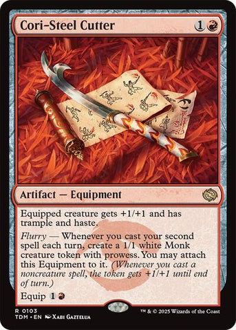 Cori-Steel Cutter (Tarkir: Dragonstorm) Near Mint Foil