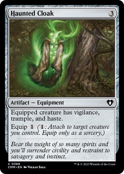 Haunted Cloak (Commander Masters) Near Mint Foil