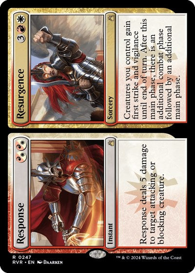 Response / Resurgence (Ravnica Remastered) Near Mint Foil