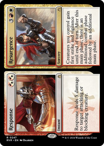 Response / Resurgence (Ravnica Remastered) Near Mint Foil
